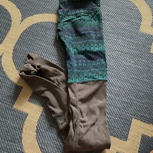 Alo dual fabric leggings